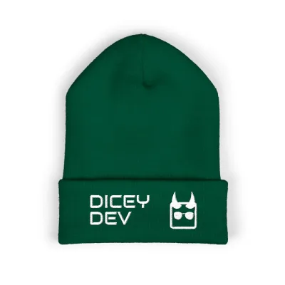 Cuffed Beanie (Embroidery) view 2