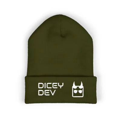 Cuffed Beanie (Embroidery) view 1