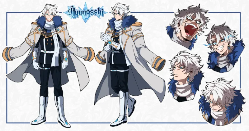 Reference sheet — art of Hyung