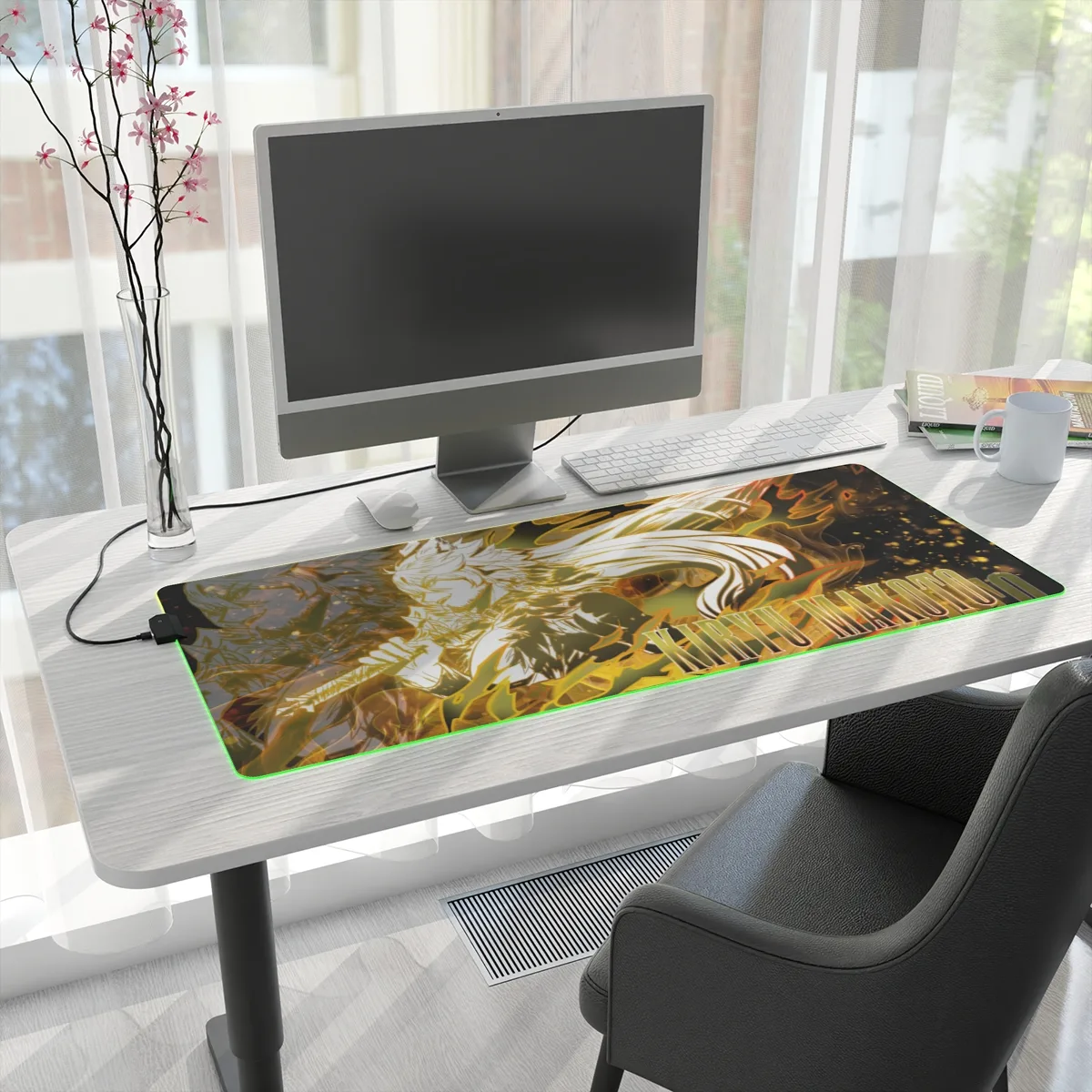 LED Logo Gaming Mouse Pad