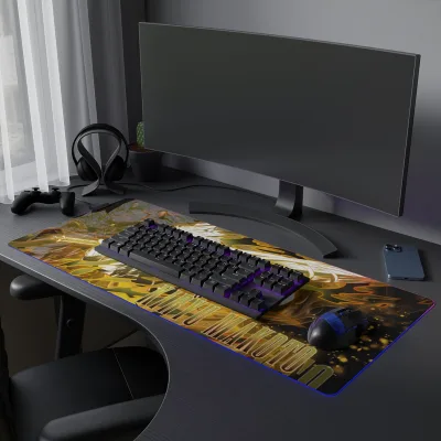 LED Logo Gaming Mouse Pad view 6