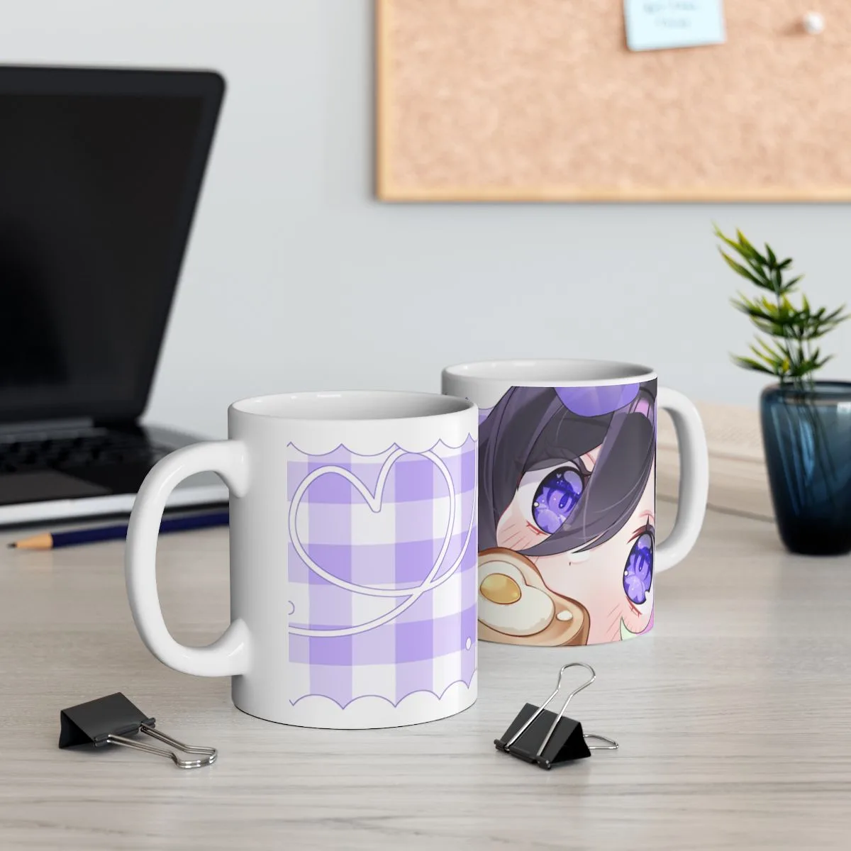 Chibi Toast Ceramic Mug