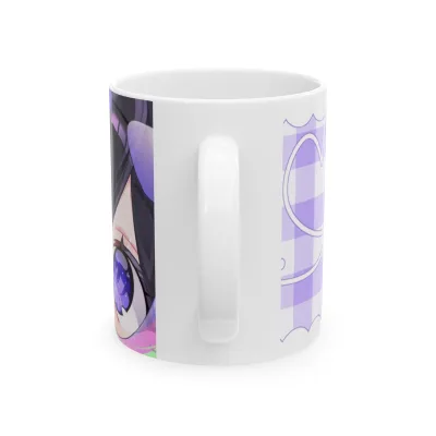Chibi Toast Ceramic Mug view 3