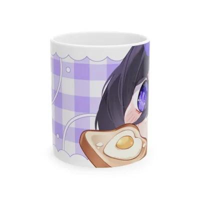 Chibi Toast Ceramic Mug view 2