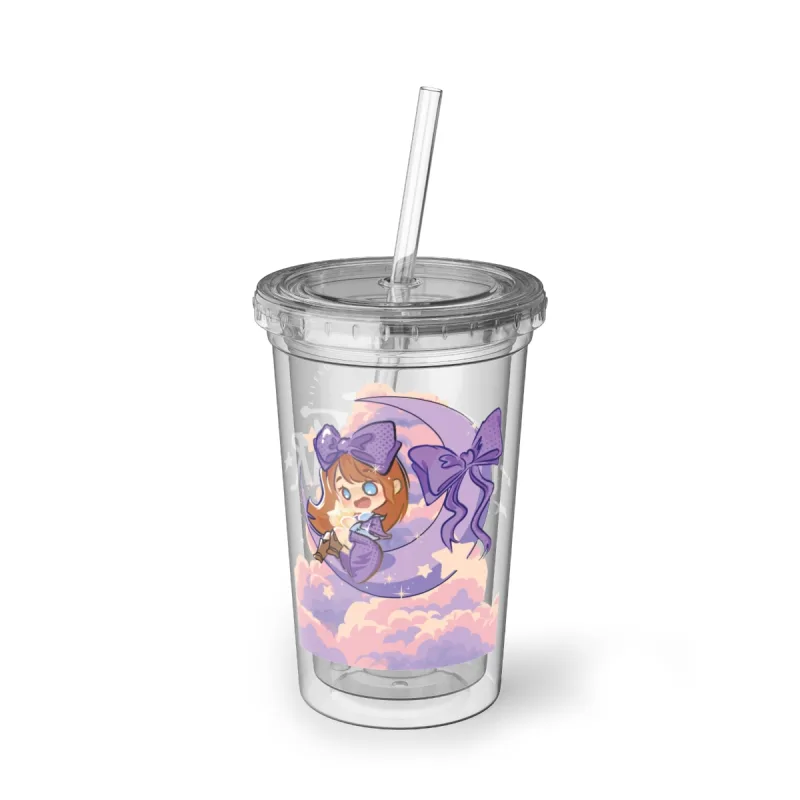 Chibi Cloud Acrylic Cup