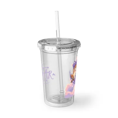 Chibi Cloud Acrylic Cup view 2