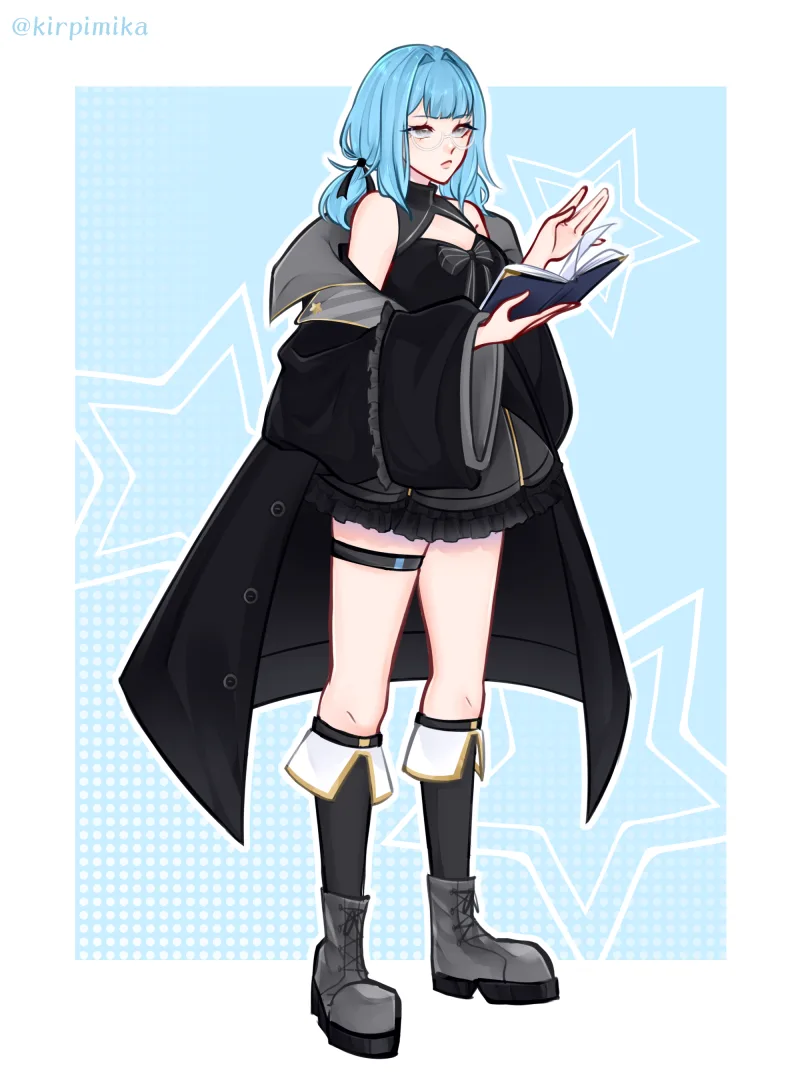 Lisa as a mage, mid-cast
