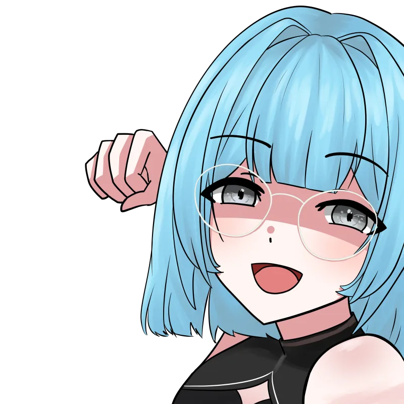 Lisa throwing a soft punch at the camera