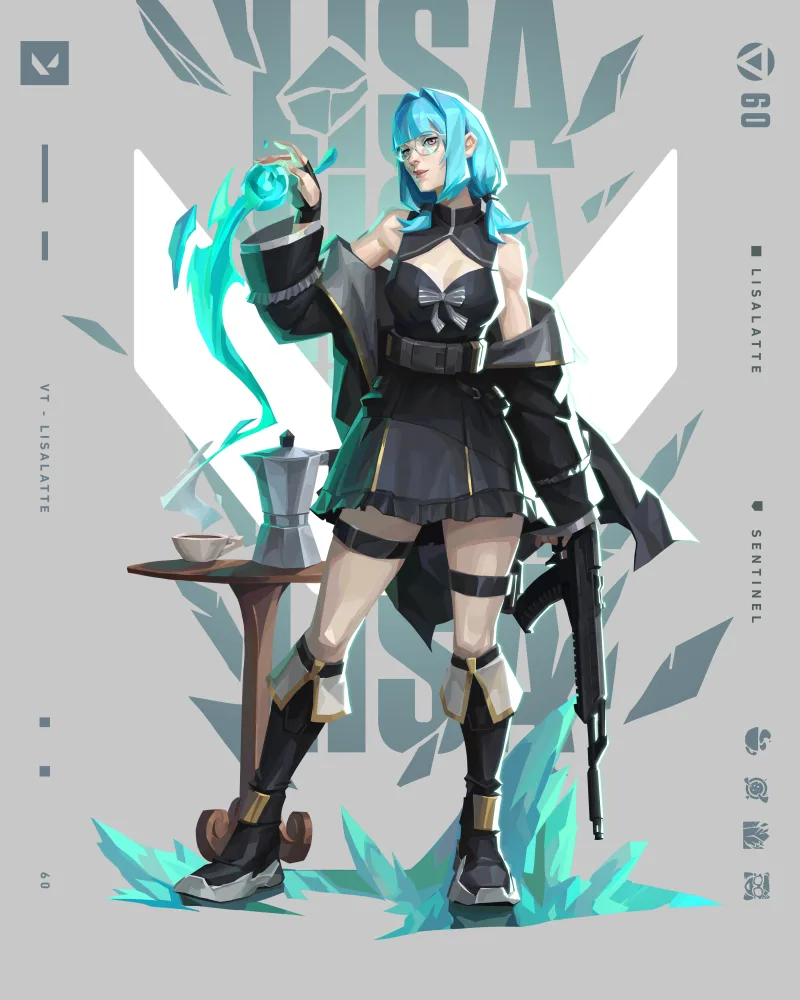 Lisa kitted out for VALORANT