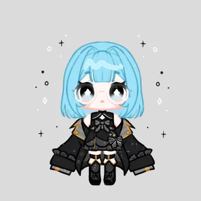 Chibi Lisa in her jacket