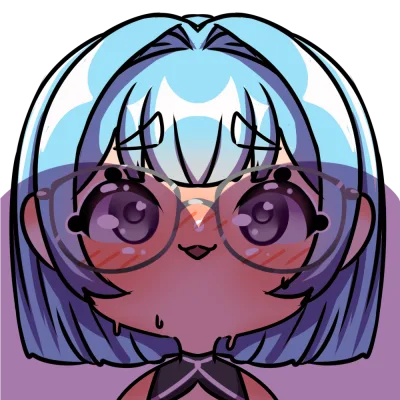 Flustered Lisa emote, sweating