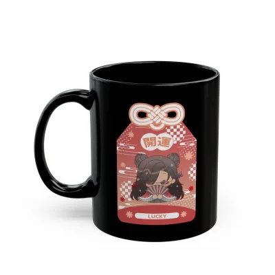 Lucky Charm Black Mug view 4