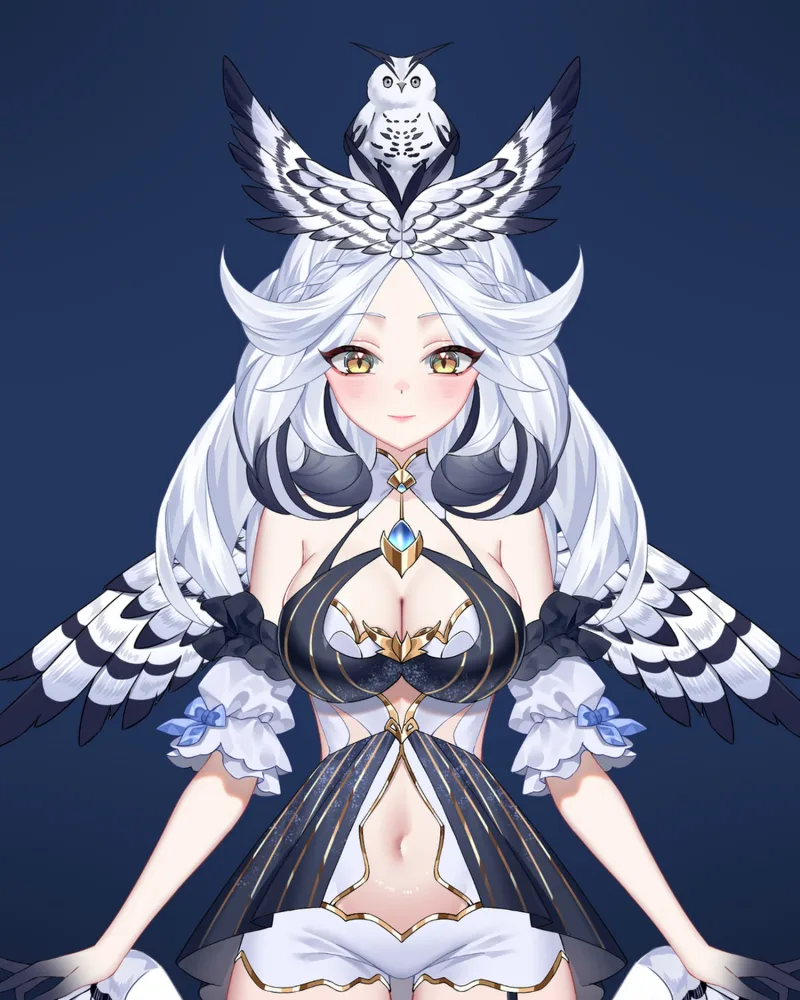 Momo in her owl form