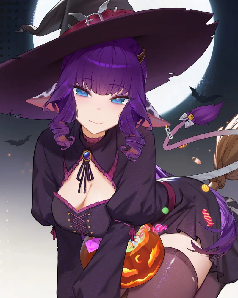 Momo in her witch form