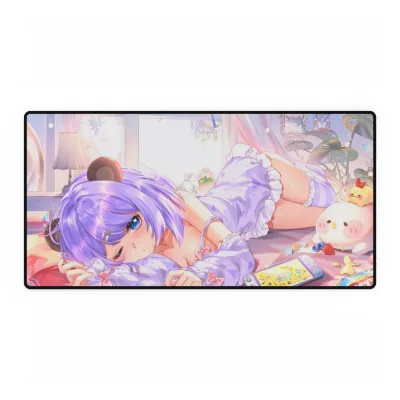 Sleepy Momo Desk Mat view 2