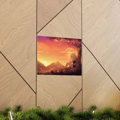 Matte Sunset Poster view 6