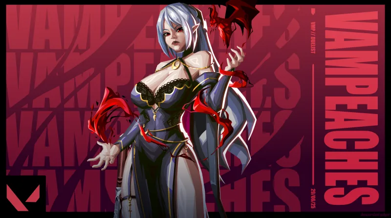 Vampeaches' Val Art